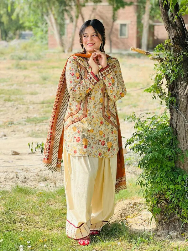 Mehar Lawn 3PC