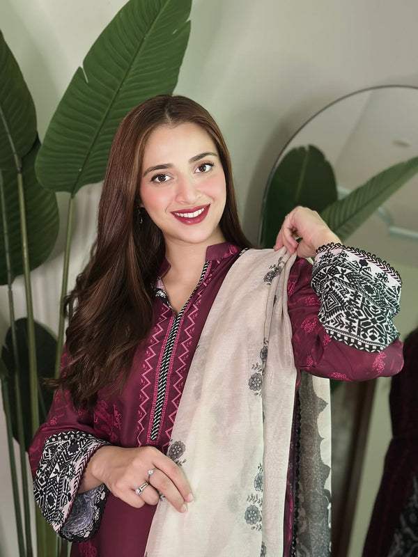 Rida Digital Print 3pc