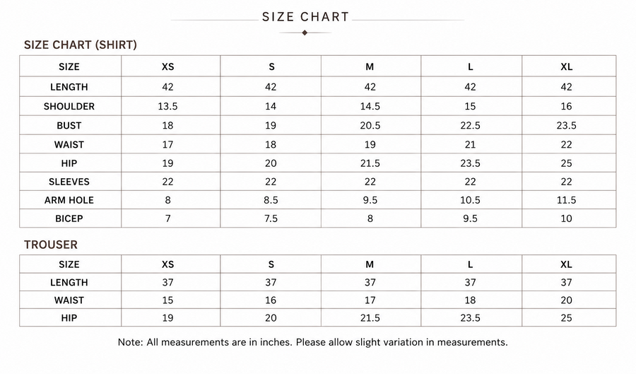 Size Guide