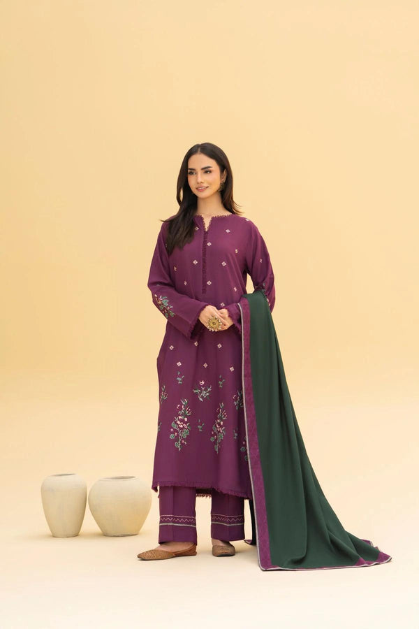 KAIRA – 3 Piece Luxury Shawl Suit (Winter Collection)