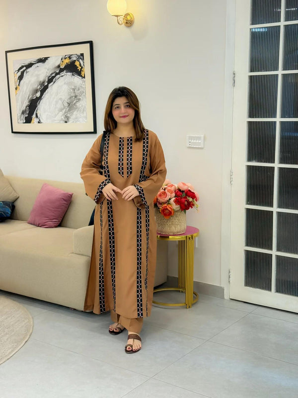 ZAINAB – 2 Piece Luxury Suit (Airline Style)