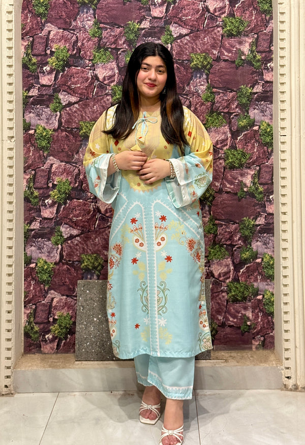 Seerat Digital Print 2Pc